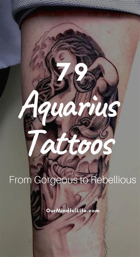 aquarius tattoos for guys|55 Unique and Gorgeous Aquarius Tattoos with Meanings